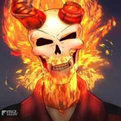 DnD Fire Skull